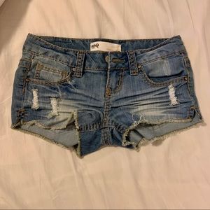Denim Shorts Low Rise Size 1